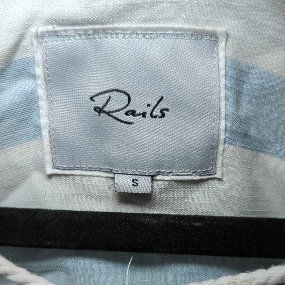 NEW Rails Light Blue + White Uli Block Stripe Lac… - image 2